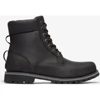 Timberland Mens Mid Lace UP Waterproof Boot jet black 7