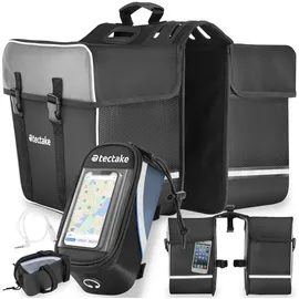 Tectake Fahrradtasche Georg schwarz