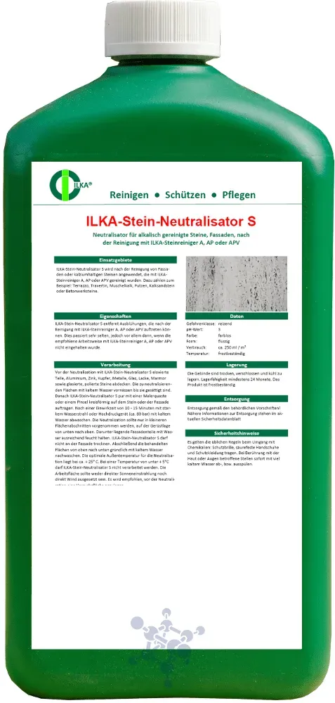 ILKA - Neutralisator S für alkalisch gereinigte Steine - 10ltr