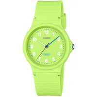 Casio LQ-24B-3BEF 31,5 mm Kunststoffgehäuse Hellgrün Silikonarmband Hellgrün