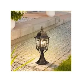 Trio Wegeleuchte Aluminium, Glas 17x47,5x15 cm 1x E27 rostfarbig