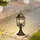 Trio Wegeleuchte Aluminium, Glas 17x47,5x15 cm 1x E27 rostfarbig