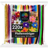 OfficeTree Pfeifenputzer 220 Stück 30 Farben