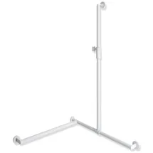 Hewi System 900 Duschhandlauf mit Haltegriff 1250 x 765 x 765 mm weiß