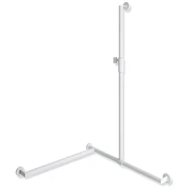 Hewi System 900 Duschhandlauf mit Haltegriff 1250 x 765 x 765 mm weiß