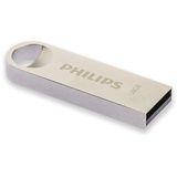 Philips Moon Edition High Speed 2.0 USB-Flash-Laufwerk USB-Stick 128 GB für PC, Laptop, Computer Data Storage, Lesegeschwindigkeit bis zu 20 MB/s, Aluminium, Schlüsselanhänger