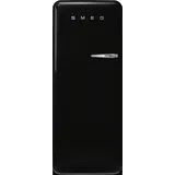 Smeg FAB28LBL6 Retro-Kühlschrank (270 l, 1530 mm hoch, Schwarz)