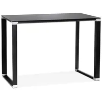 KADIMA DESIGN Hoher Bürotisch Glas 140x70 cm | Modern