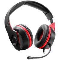 Speedlink HADOW Stereo Gaming Headset Gamer Kopfhörer Gaming-Headset (Einstellbare Höhe, kabelgebunden, Mikrofon, verstellbar, Over-Ear, Lautstärkenregler, für PC Notebook) schwarz