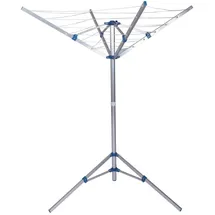 Wiltec Mobile Wäschespinne Wäscheständer Alu Höhe 155cm Wohnwagen Camping Klappbar Wohnmobil Reise