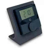 Halterung kompatibel mit Thermostaten von Homematic IP in Anthrazit Wand Halter Tisch Aufsteller Ständer