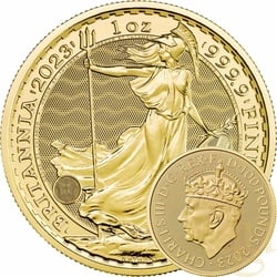 1 Unze Goldmünze Britannia 2023 - Coronation