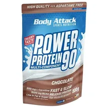Body Attack Power Protein 90 Haselnuss Pulver 500 g
