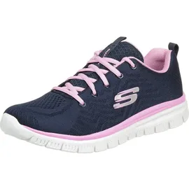 SKECHERS Graceful - Get Connected Navy / Pink 40