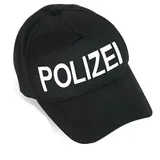 KarnevalsTeufel Basecap Polizei Mütze Schirmmütze Polizeimütze Größe variabel verstellbar Polizist Officer Kostüm Accessoire Verkleidung