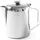 HENDI Kaffee-/Teekanne, mit Klappdeckel, 0,6L, ø97x(H)142mm,