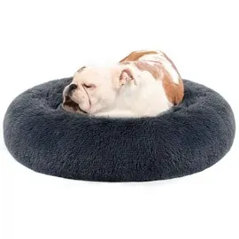 Songmics Hundebett Donut 80 cm grau