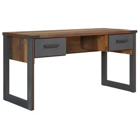 trendteam Büroschreibtisch Prime Alteiche / Grau