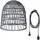 MARELIDA Lampenschirm Rattan Optik outdoor