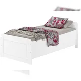Erst-Holz Weißes Seniorenbett extra hoch 90x200 Zubehör wählbar V-60.42W-09 ohne Zubehör
