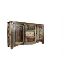 MASSIVMOEBEL24.DE Sideboard 150 x 85 x 38 cm Mehrfarbig