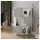 Vicco Raumteiler Eneos 60 x 94 x 24 cm Weiß