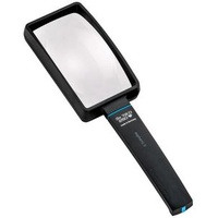 Eschenbach 2655150 Handlupe Vergrößerungsfaktor: 3 x Linsengröße: (L x B) 100 mm x 50 mm Schwarz