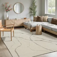 MERINOS Teppich MERINOS "Elio 5", beige (creme), B:140cm H:16mm