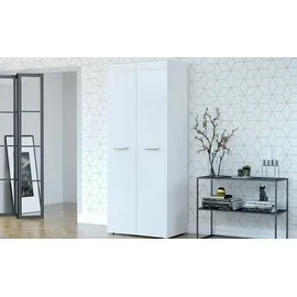 fabryka mebli idczak Drehtürenschrank Franco 80 x 199 x 51 cm Weiß