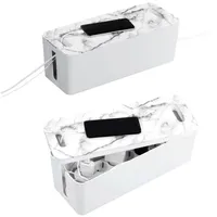 Hama Kabelbox Maxi Marmor-Design