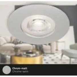 Briloner Brilo LED-Einbauleuchte Kulana Dimmbar 4 Stk. Chrom matt 4,9 W