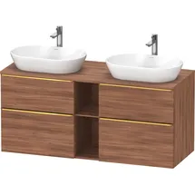 Duravit D-Neo Konsolenwaschtischunterbau wandhängend Nussbaum Matt 1400x550x664 mm - DE4970B34790000 DE4970B34790000