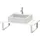 Duravit L-Cube Konsole LC104C02222#80,