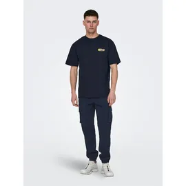Only & Sons Cargohose, aufgesetzte Beintaschen, für Herren, 192818 DRESS BLUE, 28/32