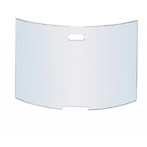 MS Beschläge - Gewölbte Funkenschutzscheibe aus gehärtetem Glas Funkenschutzglas Kaminschutzgitter