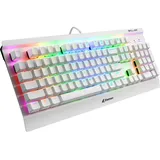 Sharkoon Skiller SGK3 White, LEDs RGB, Kailh RED, USB, US