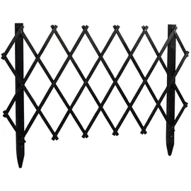 Dobar Faltbares Rankgitter Gr. S 110 x 80 cm Schwarz