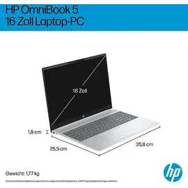 HP OmniBook 5 Flip 16-ba1356ng Intel Core i5-1334U 16 GB RAM 512 GB SSD