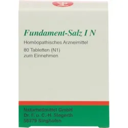 FUNDAMENT Salz I N Tabletten 80 St Tabletten