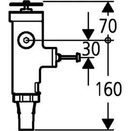 Grohe WC-Druckspüler Wandeinbau DN 20, für Niederdruck 43997000