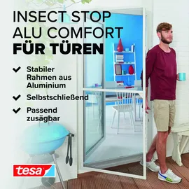 Tesa Fliegengitter-Tür Comfort 100 x 220 cm Weiß