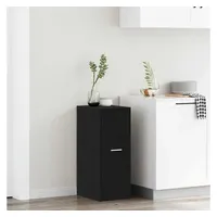 vidaXL Apothekerschrank Schwarze Eiche 40 x 41 x 77,5 cm Schwarz