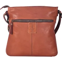 Harbour 2nd River Umhängetasche Leder 26 cm braun
