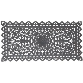 Marrakesch Orient & Mediterran Interior 2er Set Vintage Wandbild Wanddeko Holzdeko Bodhi Grau