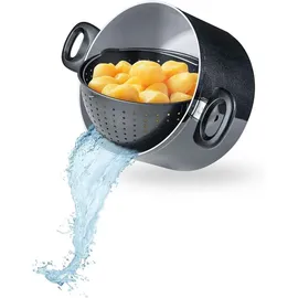 Genius Cerafit Magic Pot Topf-Set 6-tlg. 2 x Kochtopf + 2 x Sieb
