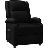 vidaXL Massagesessel Kunstleder 93 x 98 x 93 cm Schwarz mit Fernbedienung