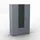 masseno Drehtürenschrank PINELLO 120 x 195 x 55 cm Grau