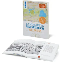 Tchibo - Buch: Landkarten-Rätselbuch »Weltreise«