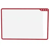 playroom Whiteboard 75 x 50 cm rot/weiß