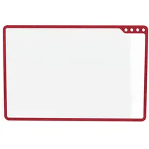 playroom Whiteboard 75 x 50 cm rot/weiß